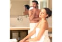 relaxdays Waschbeckenunterschrank braun LAMELL Bambus Bild 3