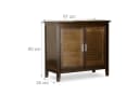 relaxdays Waschbeckenunterschrank braun LAMELL Bambus Bild 4