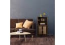 relaxdays Badregal Badezimmerschrank dunkelbraun LAMELL Bambus Bild 5