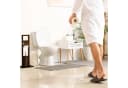 relaxdays WC-Garnitur Bambus Dunkelbraun mit Toilettenpapierhalter Bild 3