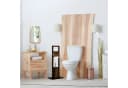 relaxdays WC-Garnitur Bambus Dunkelbraun mit Toilettenpapierhalter Bild 5