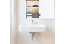relaxdays Badregal Badezimmerschrank hängend Weiß MDF Bild 3