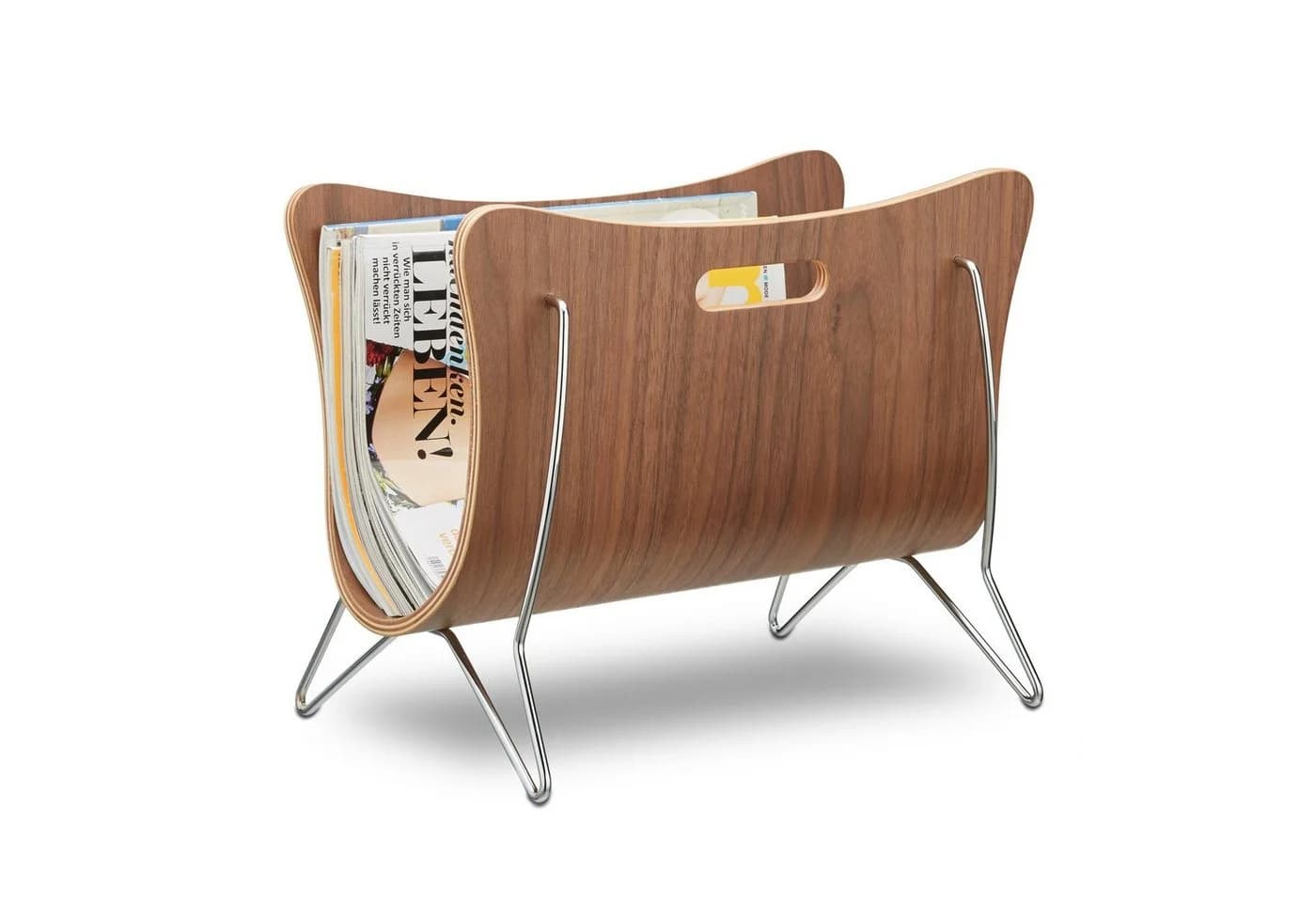 relaxdays Zeitungsständer Holz Braun - Bild 2