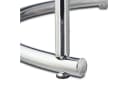 relaxdays Satztisch-Set 2-tlg. Rund Milchglas Chrom-Look Bild 5