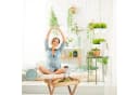 relaxdays Tabletttisch klappbar Walnuss Holz Bild 3