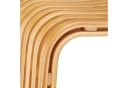 relaxdays Sitzhocker Bambus Design Skandinavisch Garderoben Hocker Bild 4