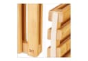 relaxdays Sitzhocker Bambus Design Skandinavisch Garderoben Hocker Bild 5