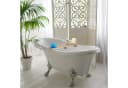 relaxdays Badewannenablage Bambus Braun Naturbelassen Bild 1