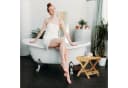 relaxdays Hocker Bambus Klappbar Bild 3