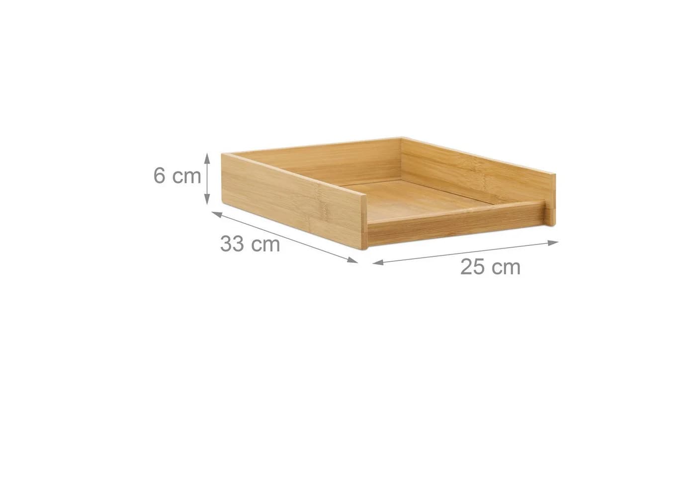 RELAXDAYS Briefablage Bambus MDF DIN A4 - Bild 4