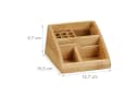 relaxdays Schreibtischaufsatz Bambus Schreibtisch Organizer Bild 3