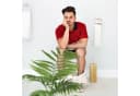 relaxdays WC-Bürstenhalter Bambus mit austauschbarem Kopf Bild 3