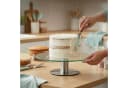 relaxdays Drehbare Tortenplatte mit Standfuß, Glas Bild 5