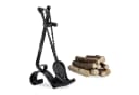 relaxdays Kaminbesteck antik 4-teilig Stahl Bild 2
