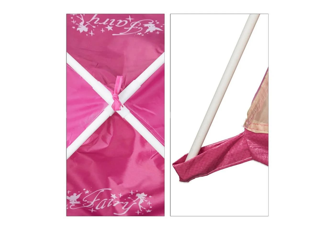 relaxdays Spielzelt Mädchen Pink mit Fee Motiv - Bild 3