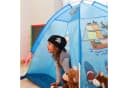 relaxdays Spielzelt Pirat in Blau - Kinderzelt mit 2 Luken Bild 1