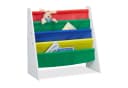 relaxdays Kinderregal Bücherregal mit Stofffächern Bild 2