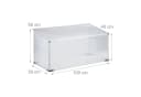 relaxdays Frühbeet Alu Transparent Stecksystem Bild 4