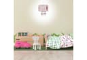 relaxdays Hängeleuchte Rosa mit Ballerina-Motiv und Sternen-Mobil Bild 1