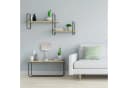 relaxdays Tischleuchte Nachttischlampe Kristall Silber/Grau Bild 5