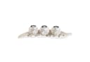 relaxdays Teelichthalter Set Sand Weiß/Beige/Grau mit Dekoschale Bild 2