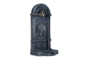 relaxdays Gartenbrunnen Standbrunnen Antik Grau Gold Bild 2