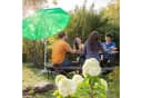 RELAXDAYS Sonnenschirmständer Weiß Dreifuß Klappbar Bild 1