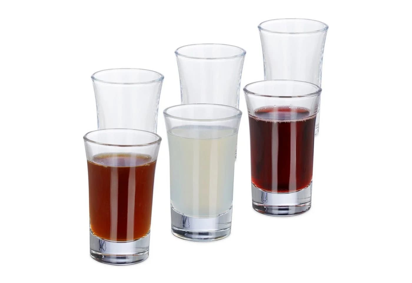 relaxdays Schnapsglas 4cl 6er Set Transparent Glas - Bild 2