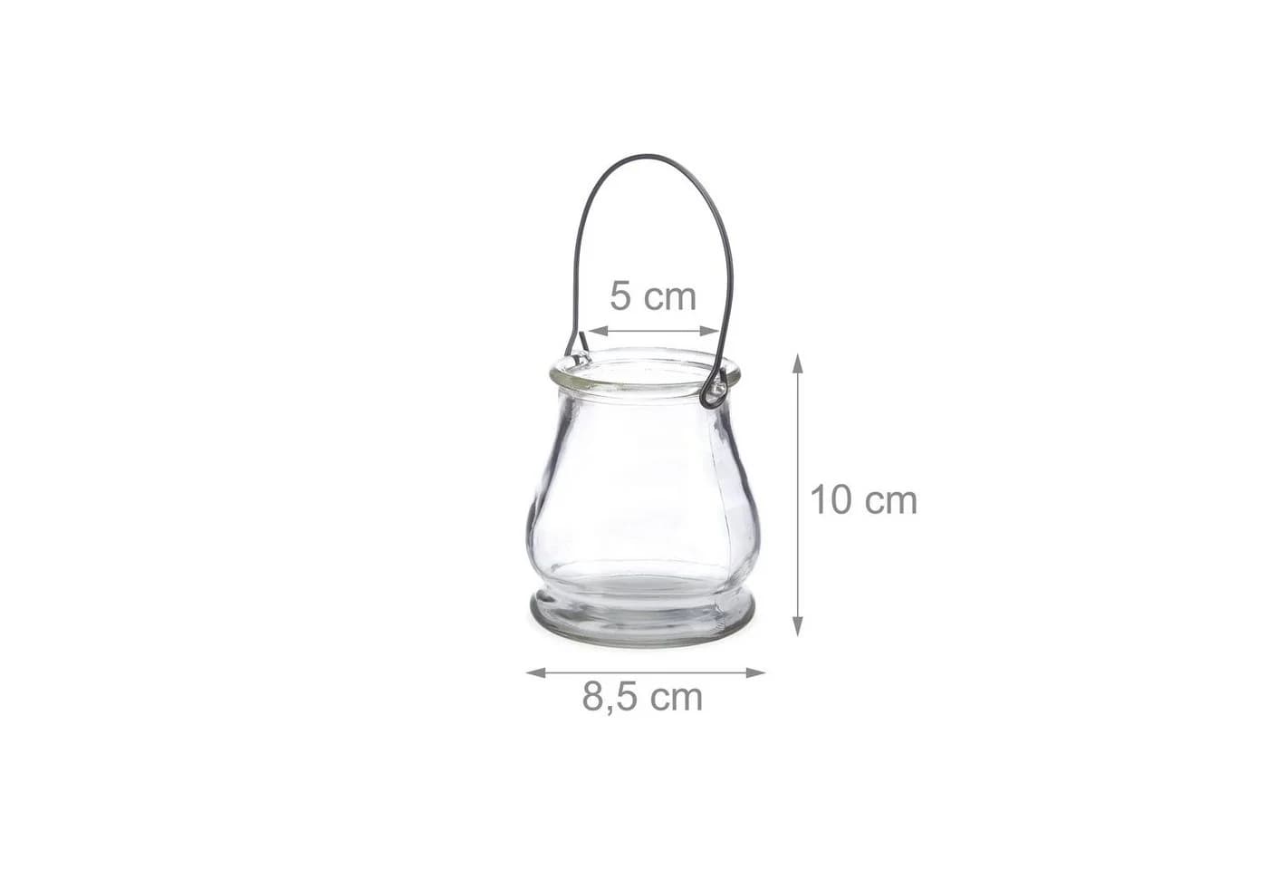 relaxdays Windlicht Glas 12er Set Transparent - Bild 4