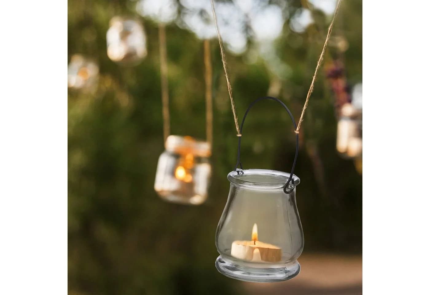 relaxdays Windlicht Glas 12er Set Transparent - Bild 5