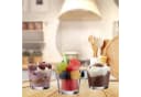 relaxdays Teelichthalter 12er Set Glas Klar Konisch Bild 3