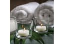 relaxdays Teelichthalter 12er Set Glas Klar Konisch Bild 5