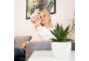 relaxdays Spardose Ananas Silber Keramik Bild 5