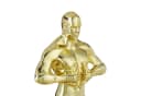 relaxdays Dekofigur Siegerfigur Gold/Schwarz Bild 5