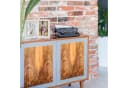 relaxdays Collagerahmen Babybilderrahmen mit Gipsabdruck Weiß Bild 3