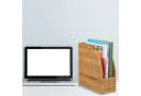 relaxdays Organizer Stehsammler Bambus A4 Braun Bild 5