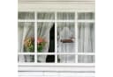 relaxdays Fenster-Vogelfutterhaus Transparent Acrylglas Bild 1