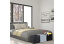 relaxdays Aufbewahrungskorb 2x Quadratischer Filzkorb Schwarz Bild 5