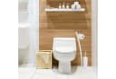 relaxdays Toilettenpapierhalter WC-Set Weiß Bild 5