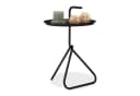 relaxdays Beistelltisch Metall Schwarz mit Griff Bild 2