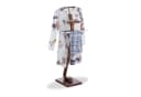relaxdays Herrendiener Wallnussoptik Kleiderbutler mit Ablage Bild 2