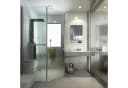 relaxdays Badezimmerspiegelschrank mit Steckdose Weiß Bild 1