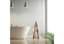 relaxdays Badregal Bambus 3 Ablage Modernes Leiterregal Bild 1