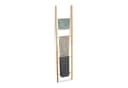 relaxdays Handtuchleiter Bambus Faltbar Braun Bild 2