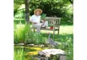 relaxdays Gartenfigur Graureiher - Wetterfester Reiherschreck aus Kunststoff Bild 3