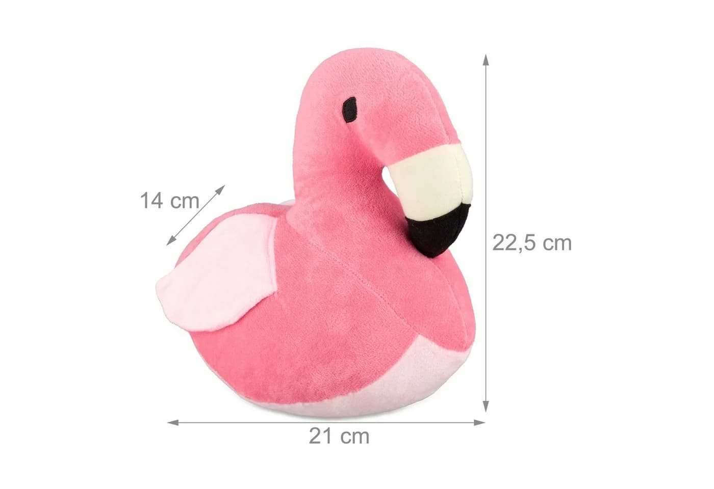 relaxdays Türstopper Flamingo Rosa Polyester - Bild 4