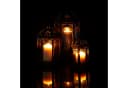 relaxdays Windlicht 3er Laternen Set Metall Schwarz Orientalisch Bild 1