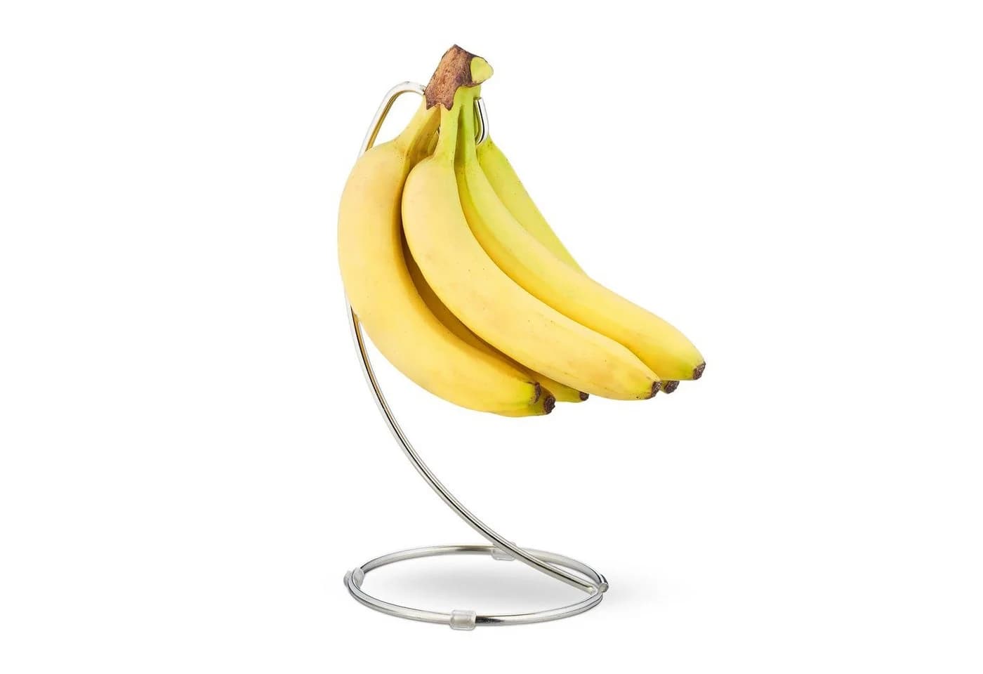 relaxdays Bananenhalter mit Haken Silber Eisen - Bild 2