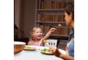 relaxdays Runder Esstisch Weiß Bambus Bild 3