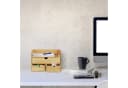 relaxdays Schreibtisch Organizer mit Schubladen aus Bambus Bild 3
